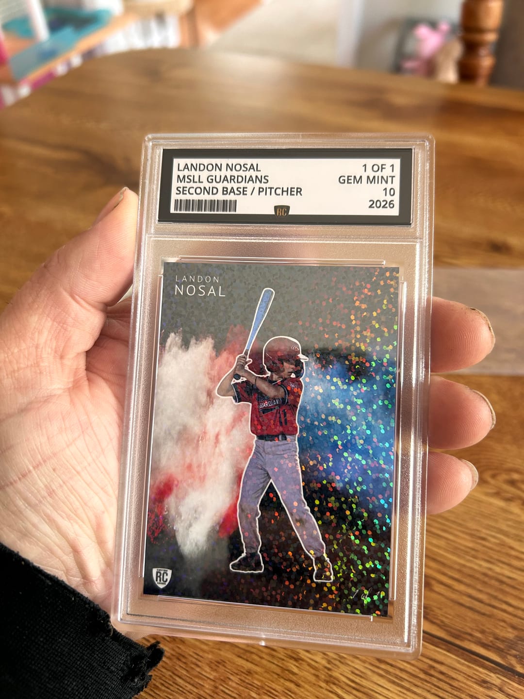Customer photo review of Custom Graded Card