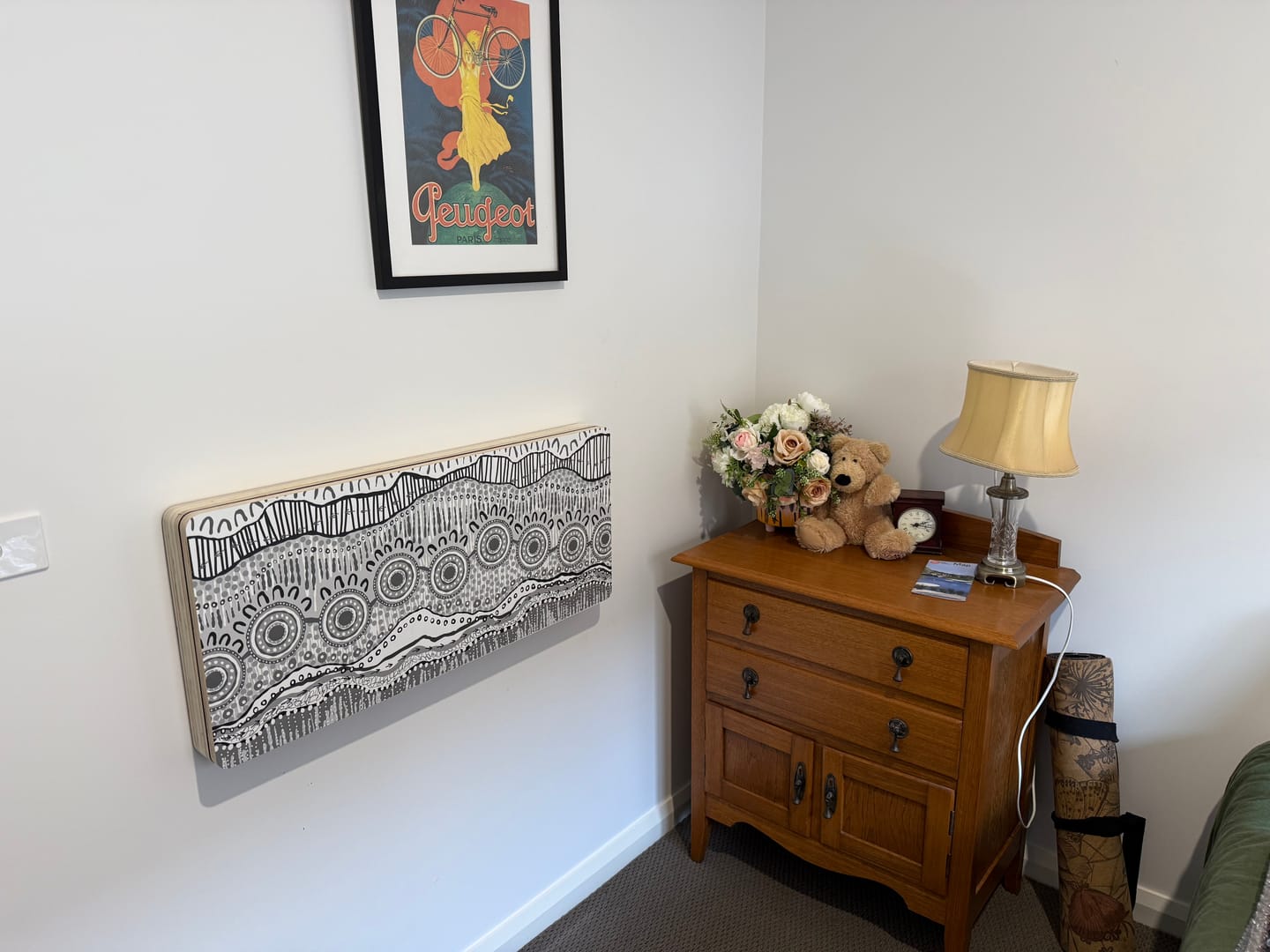 Customer photo review of Wall Mounted Foldaway Murphy Desk