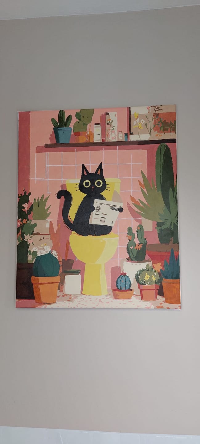 Customer photo review of De zwarte kat op het toilet