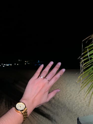 Customer photo review of .50ct Solitaire Engagement Ring