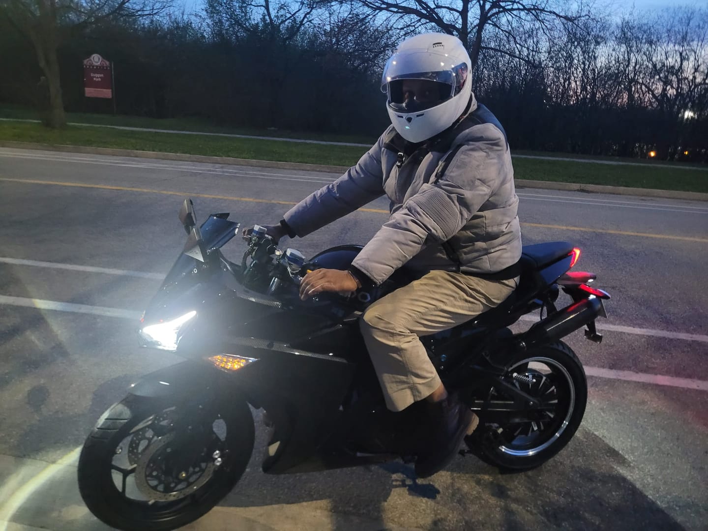 Customer photo review of Zone II Electric Motorcycle