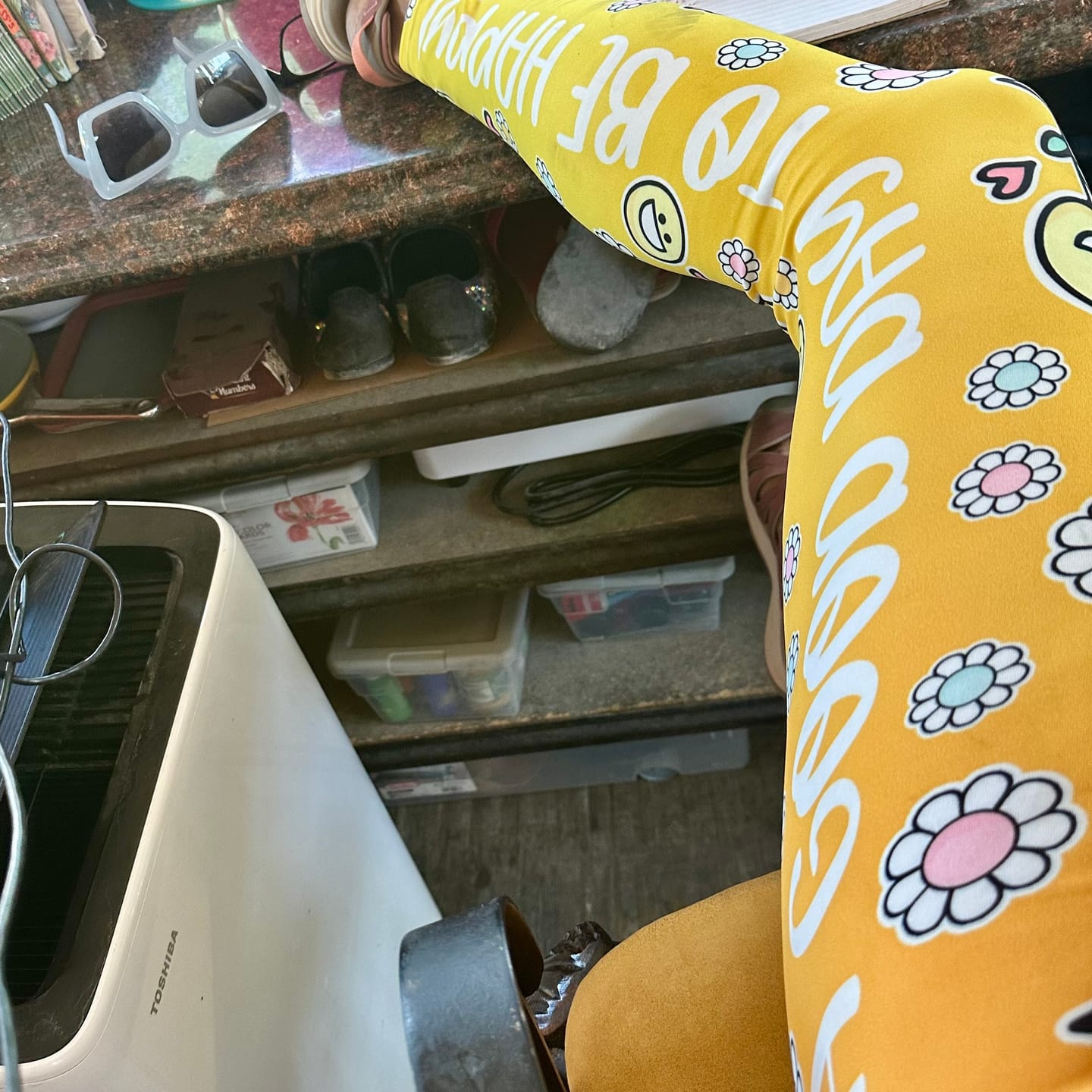 Customer photo review of Happy Yoga Leggings