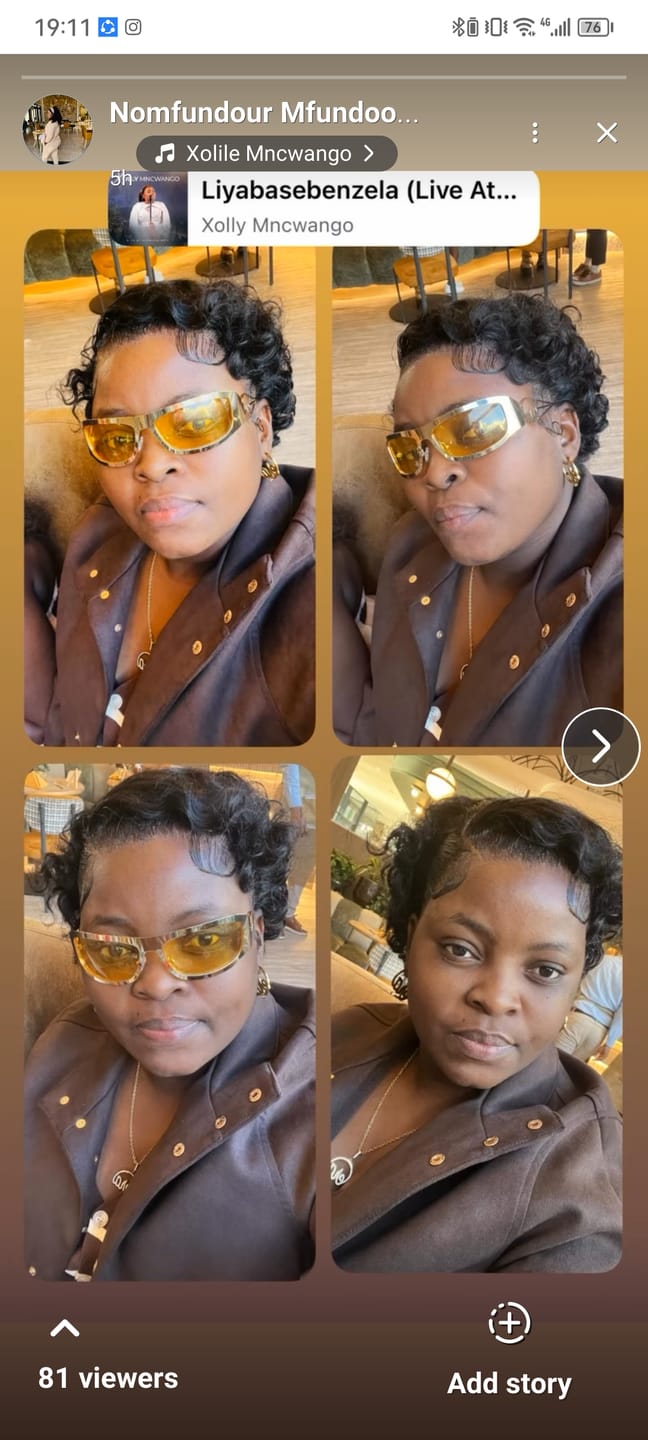 Customer photo review of Gold Era Halo Mini Drop Hoops ✨