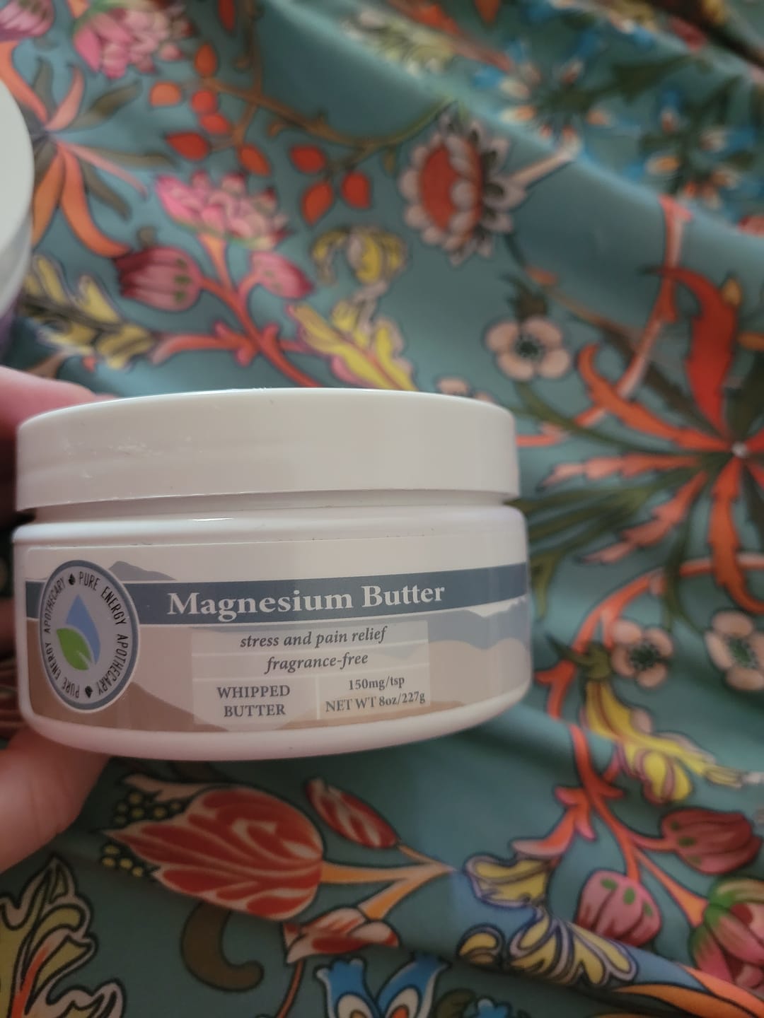 Customer photo review of Magnesium Whipped Butter 8oz (Pure & Natural, Unscented)