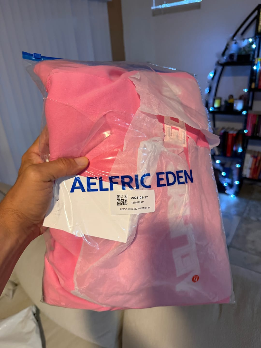 Customer photo review of Aelfric Eden Oversized Colorful Eden Star Pullover Hoodie
