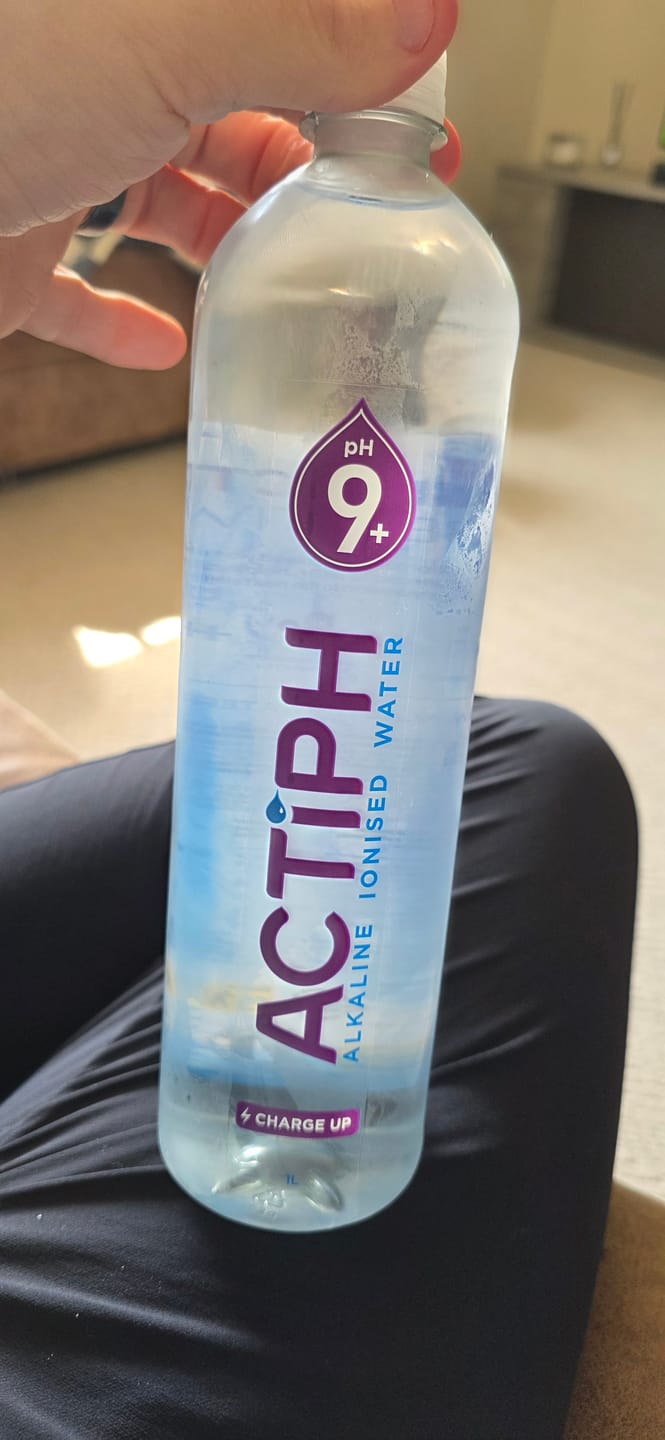 Customer photo review of Actiph Alkaline Ionised Water - 12 x 1L