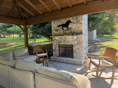 Customer photo review of Running Horse - Metal Wall Art