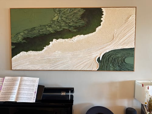 Customer photo review of Plaster Art Texture Painting #SG046