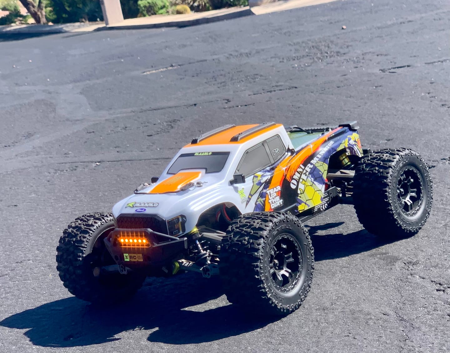 Customer photo review of Car Body, PC For RZ001（Orange + White）