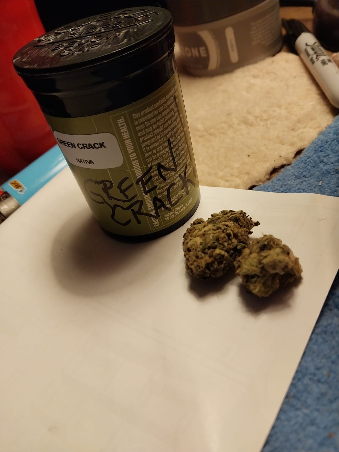 Customer photo review of Green Crack - Sativa