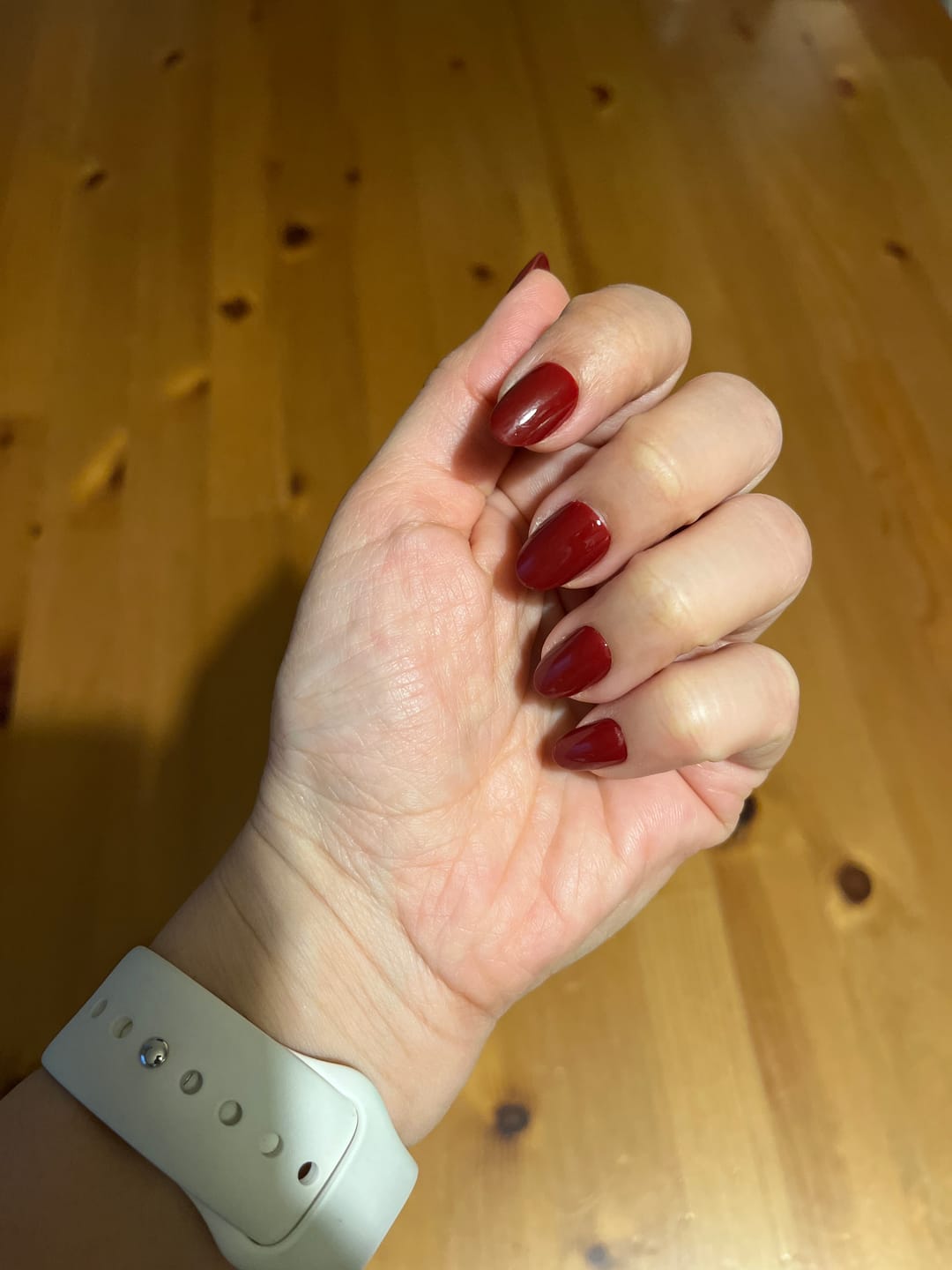 Customer photo review of Wine Not - Short Oval - 30 Adet Takma Tırnak