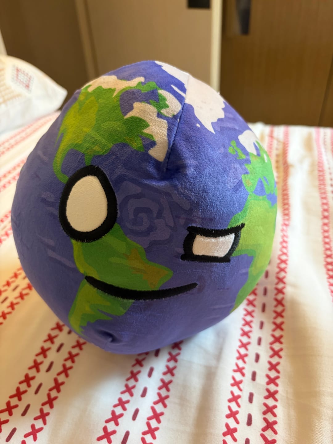 Customer photo review of The SolarBalls Earth Plush