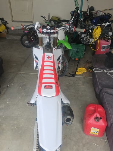 Customer photo review of Custom Seat Cover: 2022 Honda CRF250R