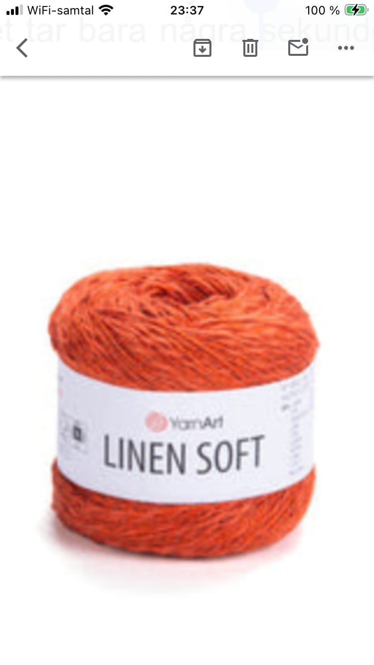 Customer photo review of YarnArt Linen Soft