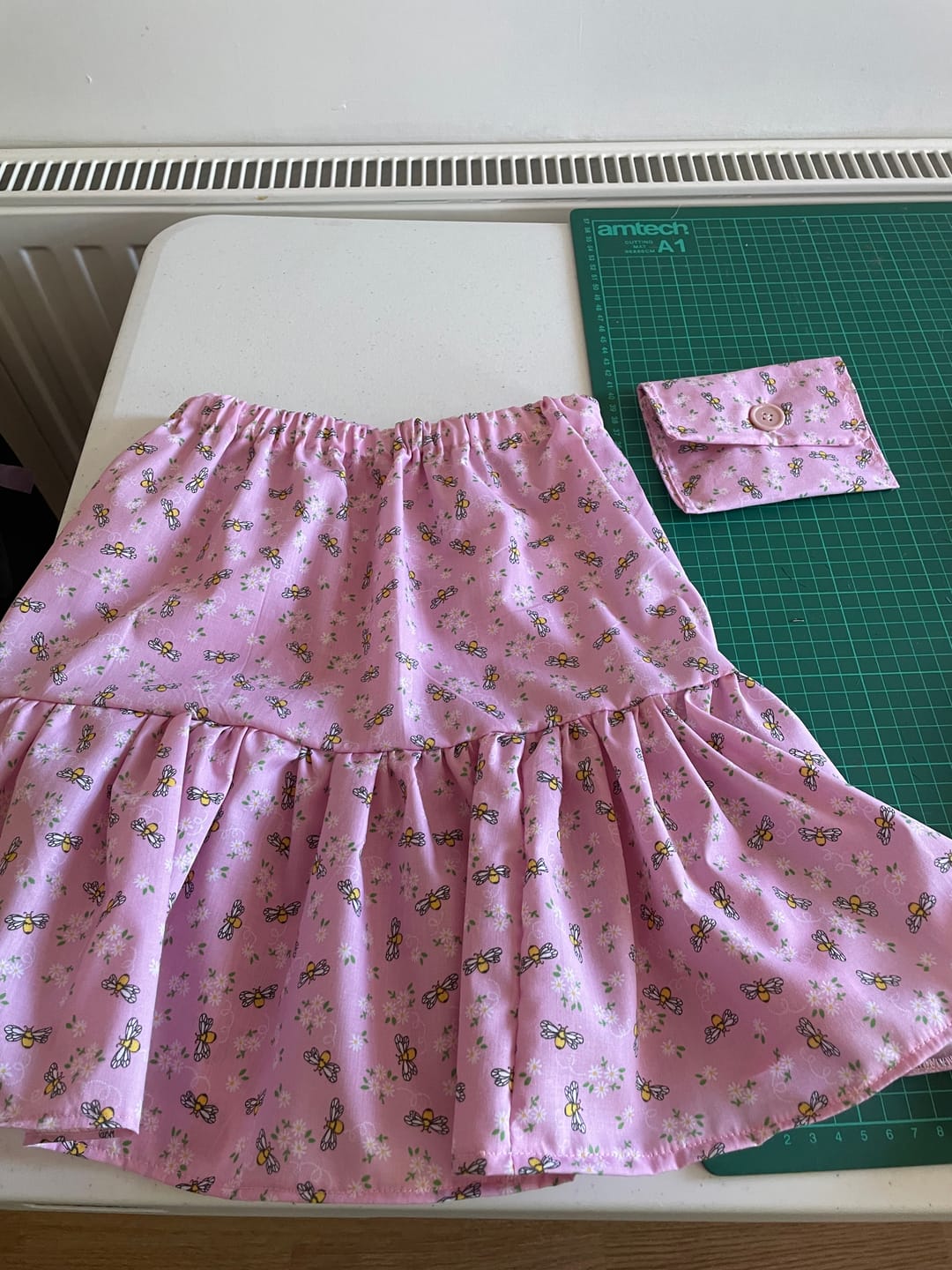 Customer photo review of Avocado Hearts Polycotton Fabric