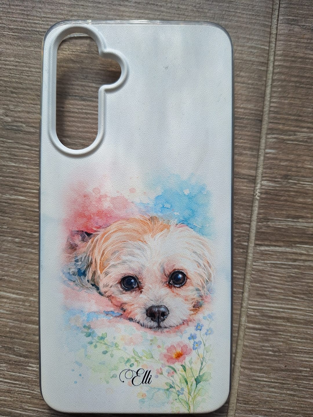 Customer photo review of Personalisierte Handyhülle - Watercolor