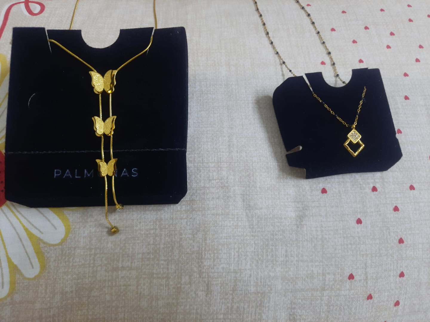 Customer photo review of Butterfly Long Chain Necklace