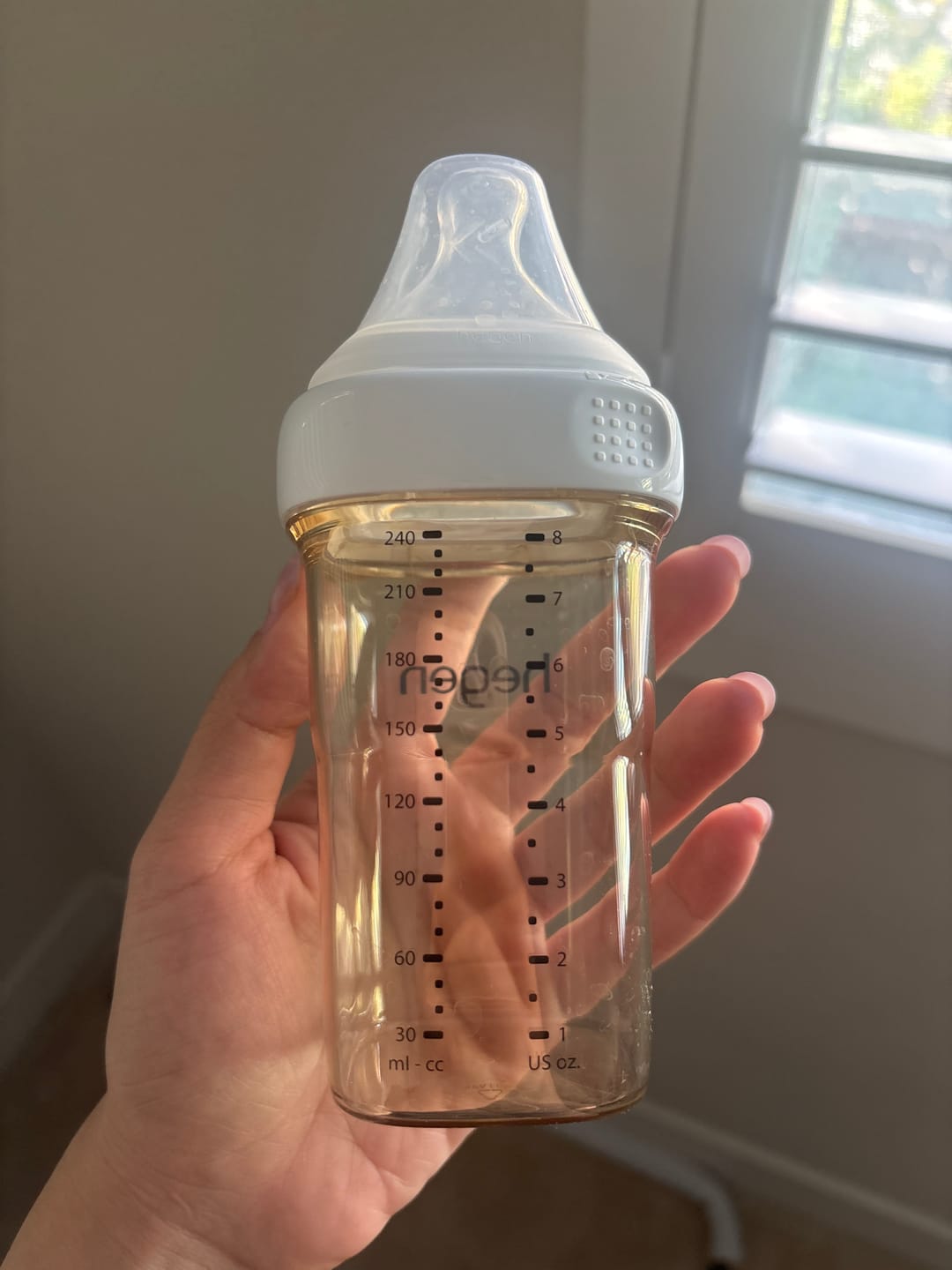 Customer photo review of Hegen Nipple Slow Flow, 2-Pack (1 to 3 months)