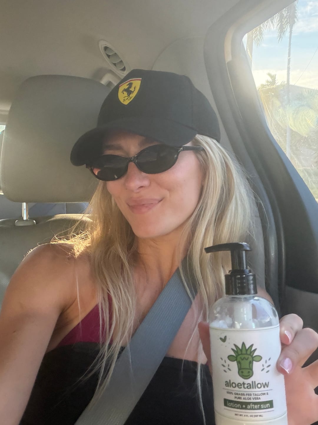 Customer photo review of AloeTallow Clean Hydration Lotion - Tallow + Aloe | 8 Clean Ingredients