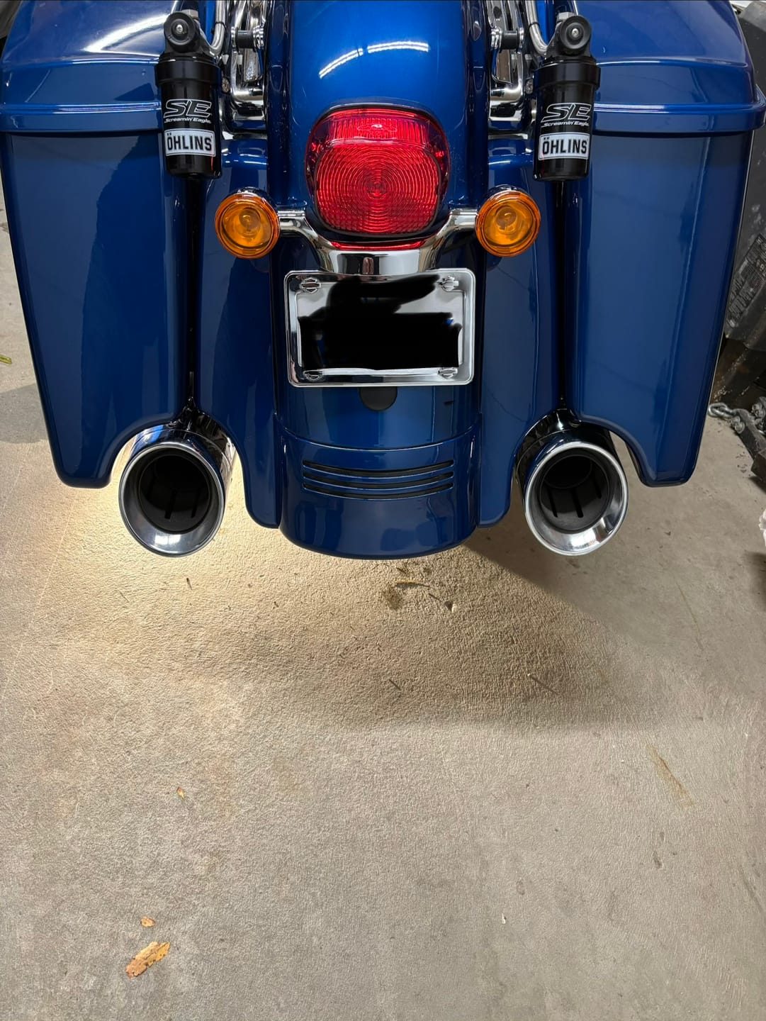 Customer photo review of Stretched Rear Fender Extension For 2014-2023 Touring