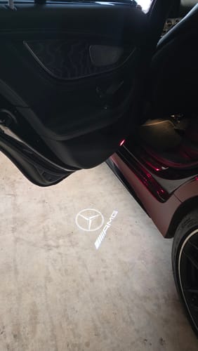Customer photo review of MERCEDES DOOR LIGHTS