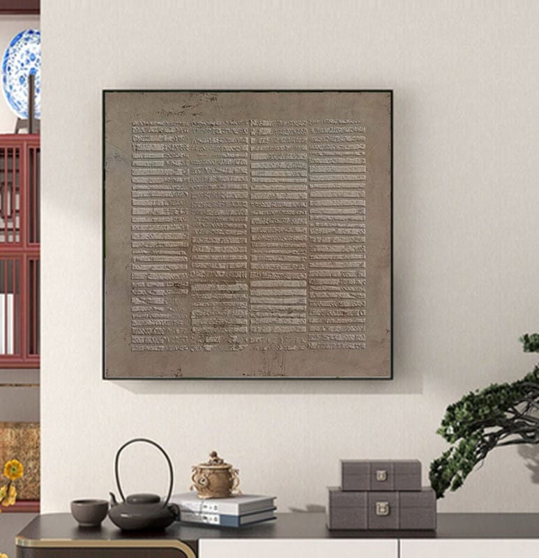 Customer photo review of Wabi-Sabi Wall Art#TX012