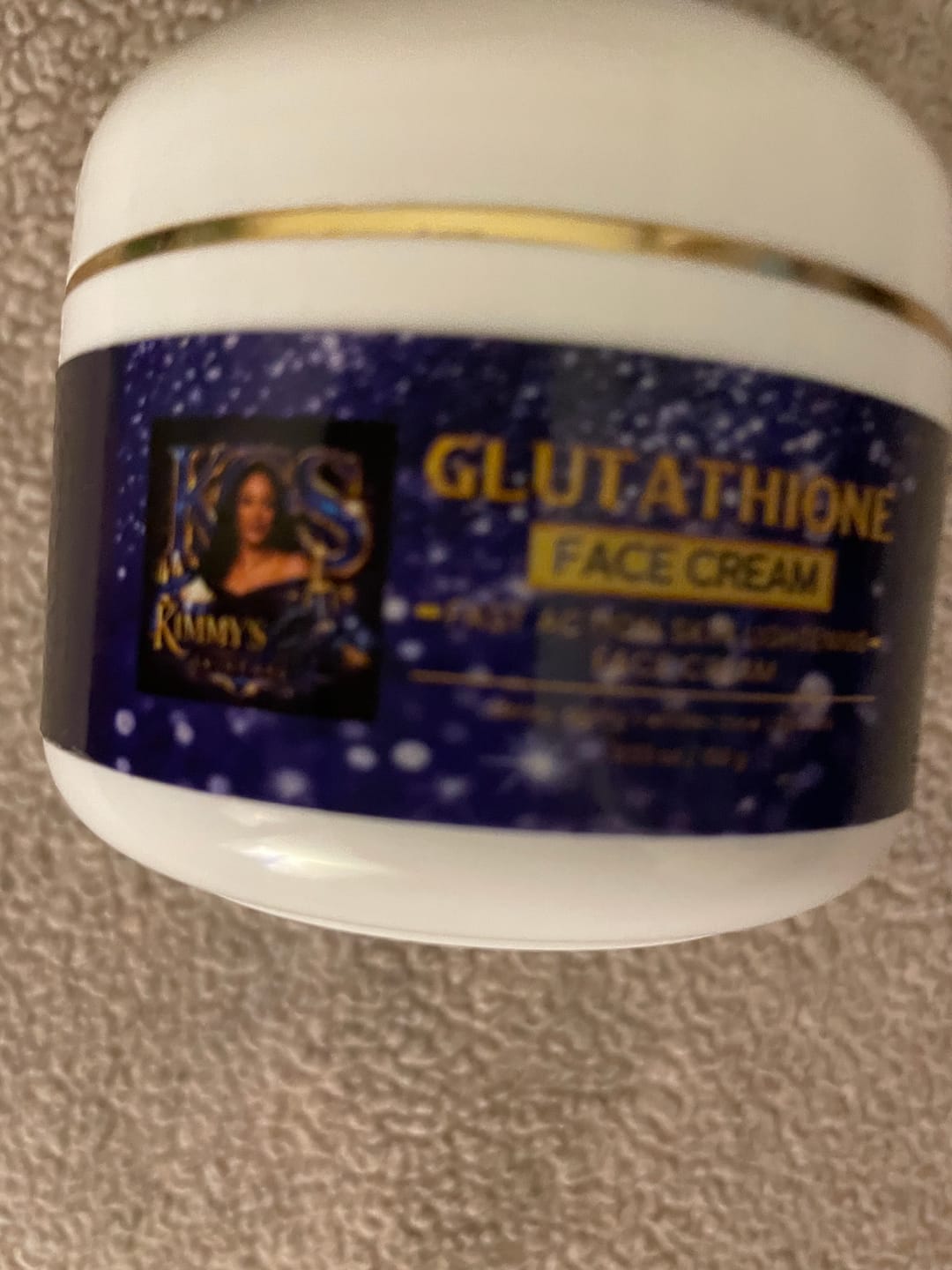 Customer photo review of Glutathione face lightening cream 100g