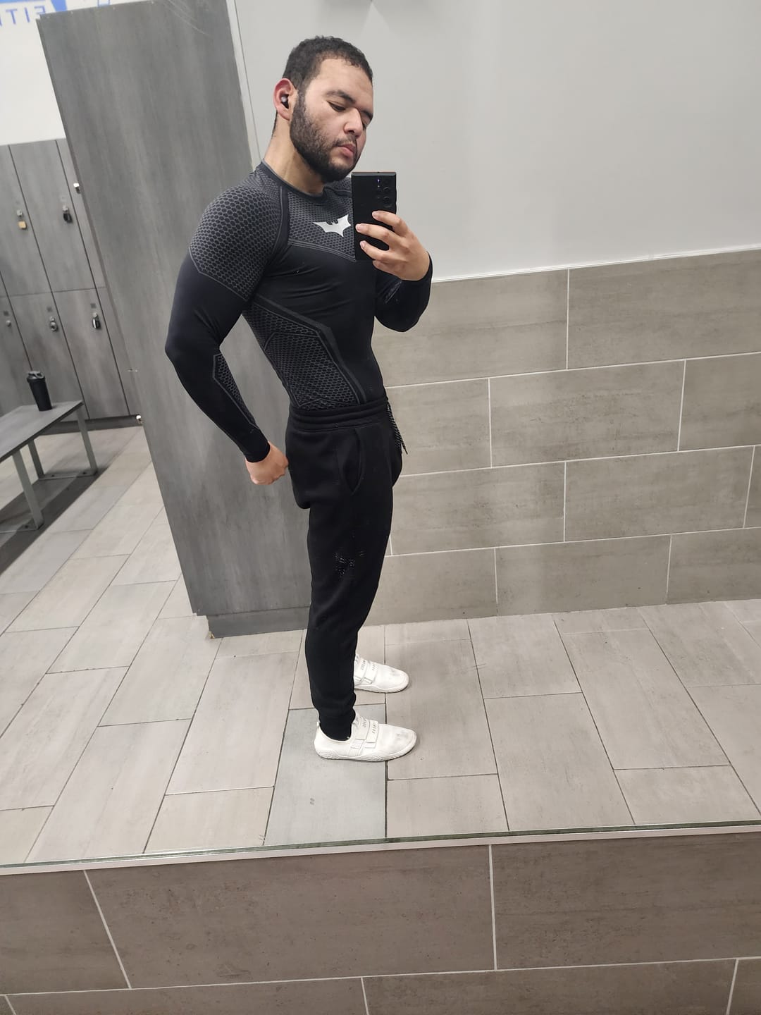 Customer photo review of 8004 - Batman Compression Longsleeves