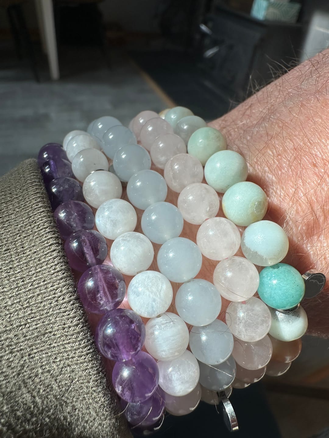 Customer photo review of Multi-Amazonite Bracelet
