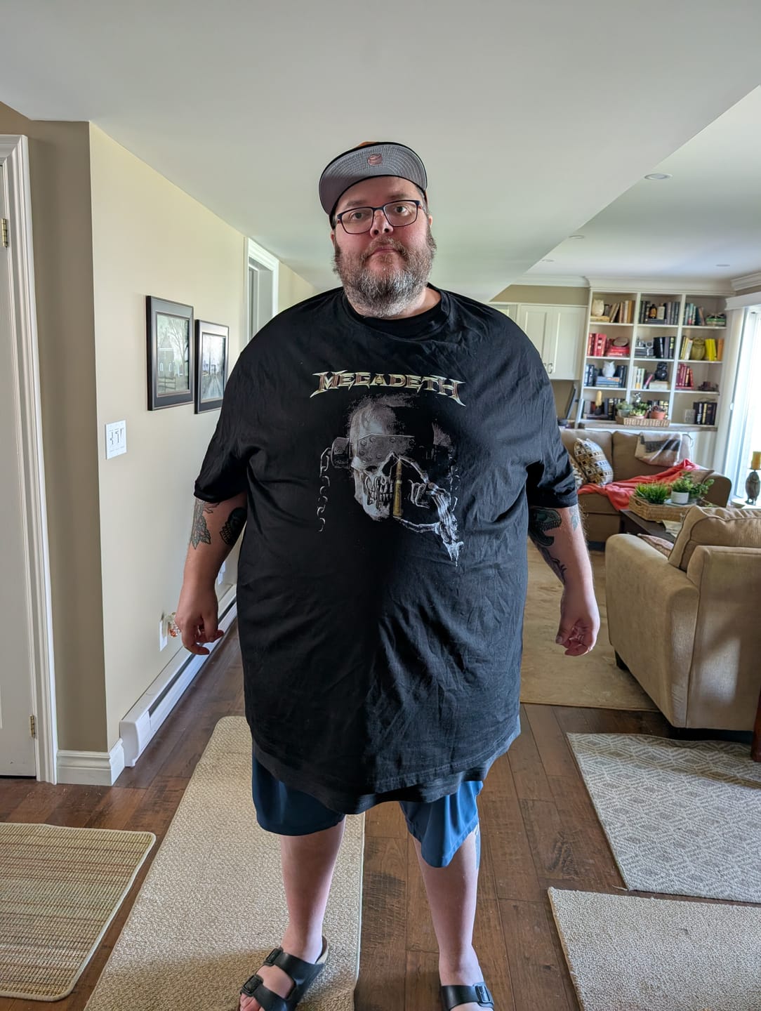 Customer photo review of Megadeth Men's 100% Cotton Big & Tall T-Shirt