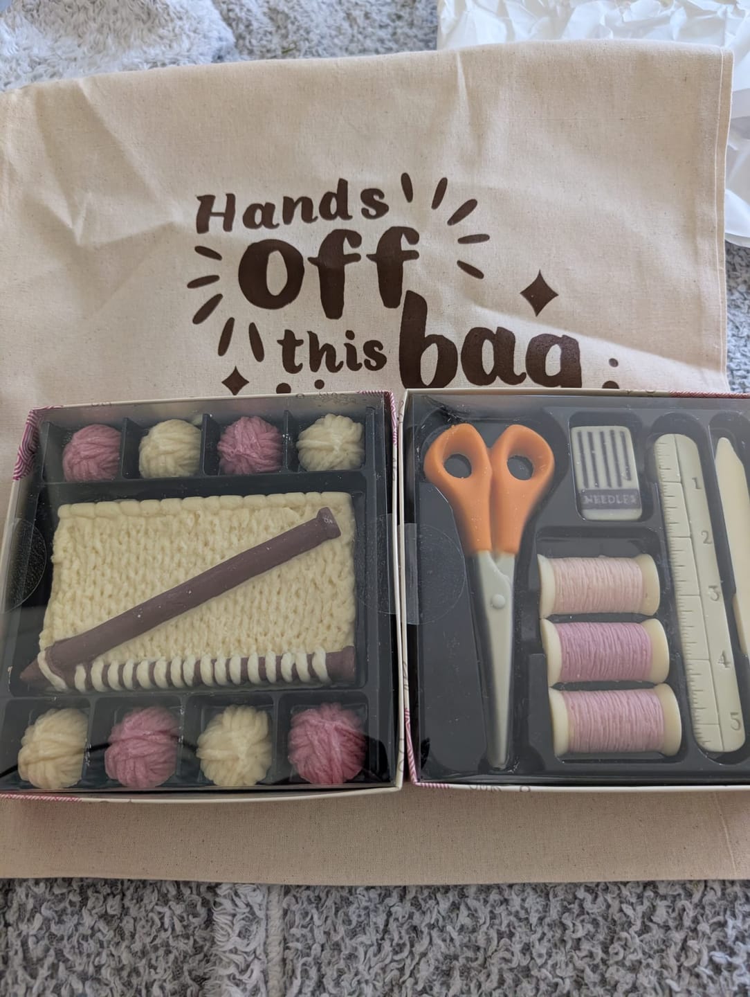 Customer photo review of Chocolate Sewing Kit