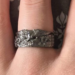 Customer photo review of Demon Skull Ring