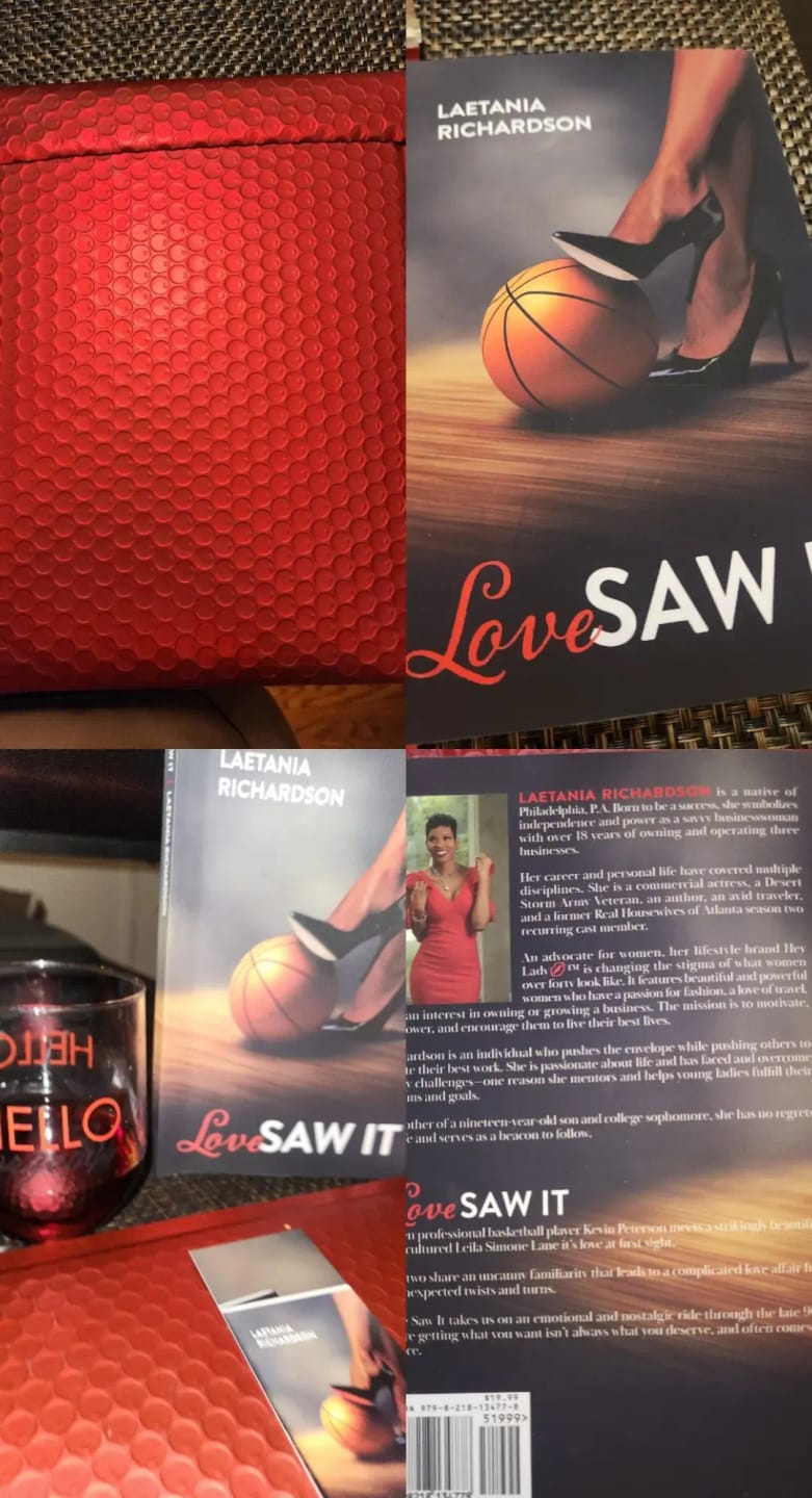 Customer photo review of Autographed Copy -“LOVE SAW IT”- by LAETANIA RICHARDSON