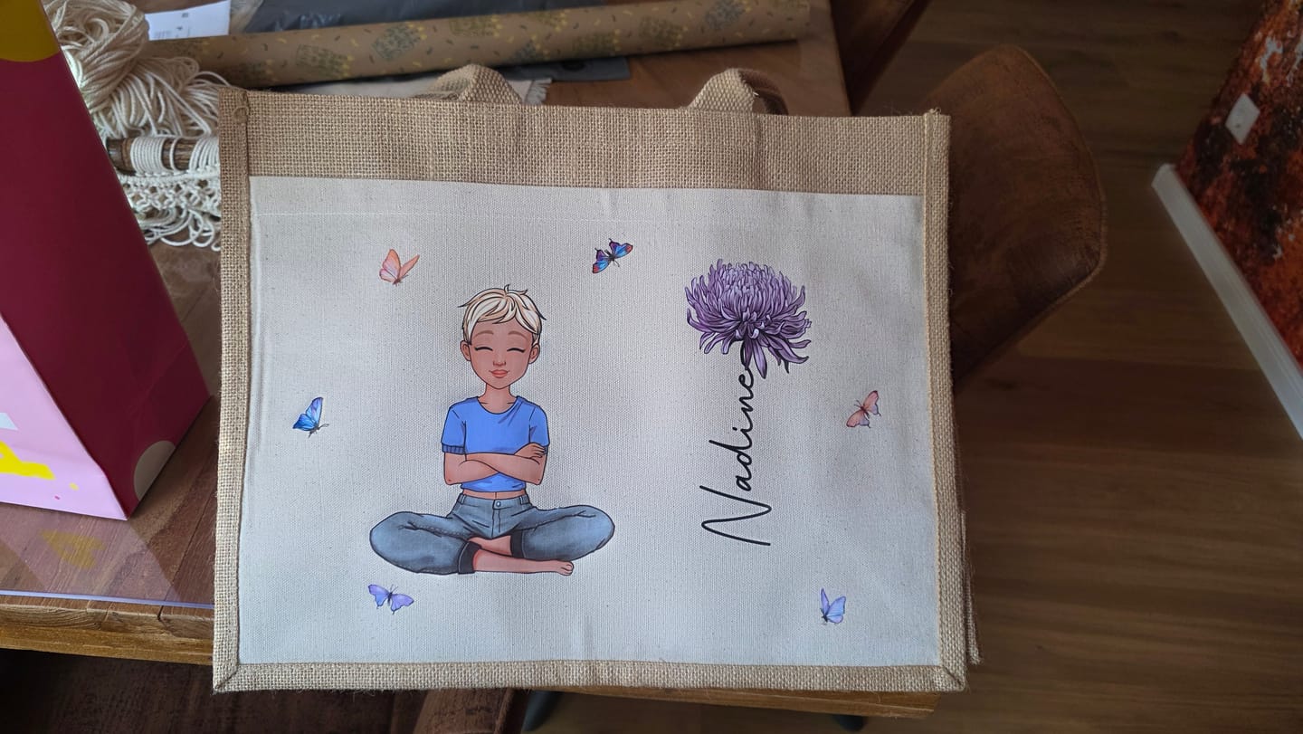 Customer photo review of Summervibes - Personalisierte Tasche für den Strand