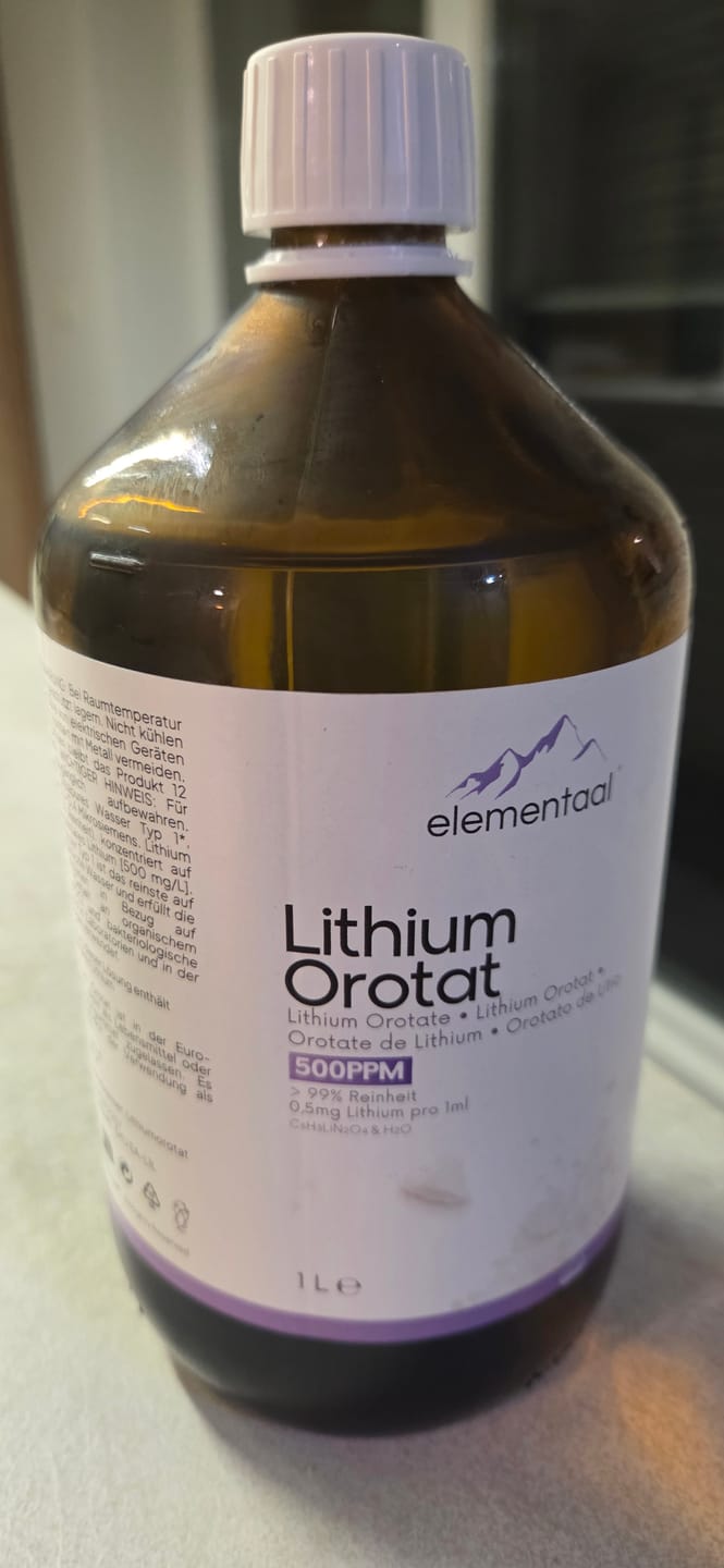 Customer photo review of Elementaal® Lithium Orotat | inkl. Dosierspritze, Messbecher & Pipette