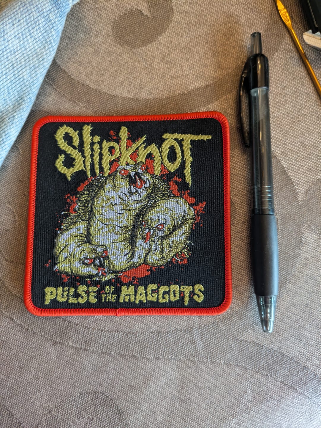 Customer photo review of Slipknot - Pulse Of The Maggots - Patch