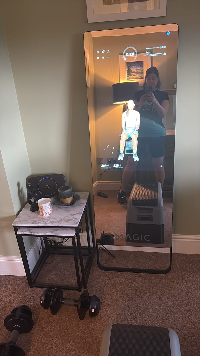 Customer photo review of MAGIC AI: Fitness Smart Mirror