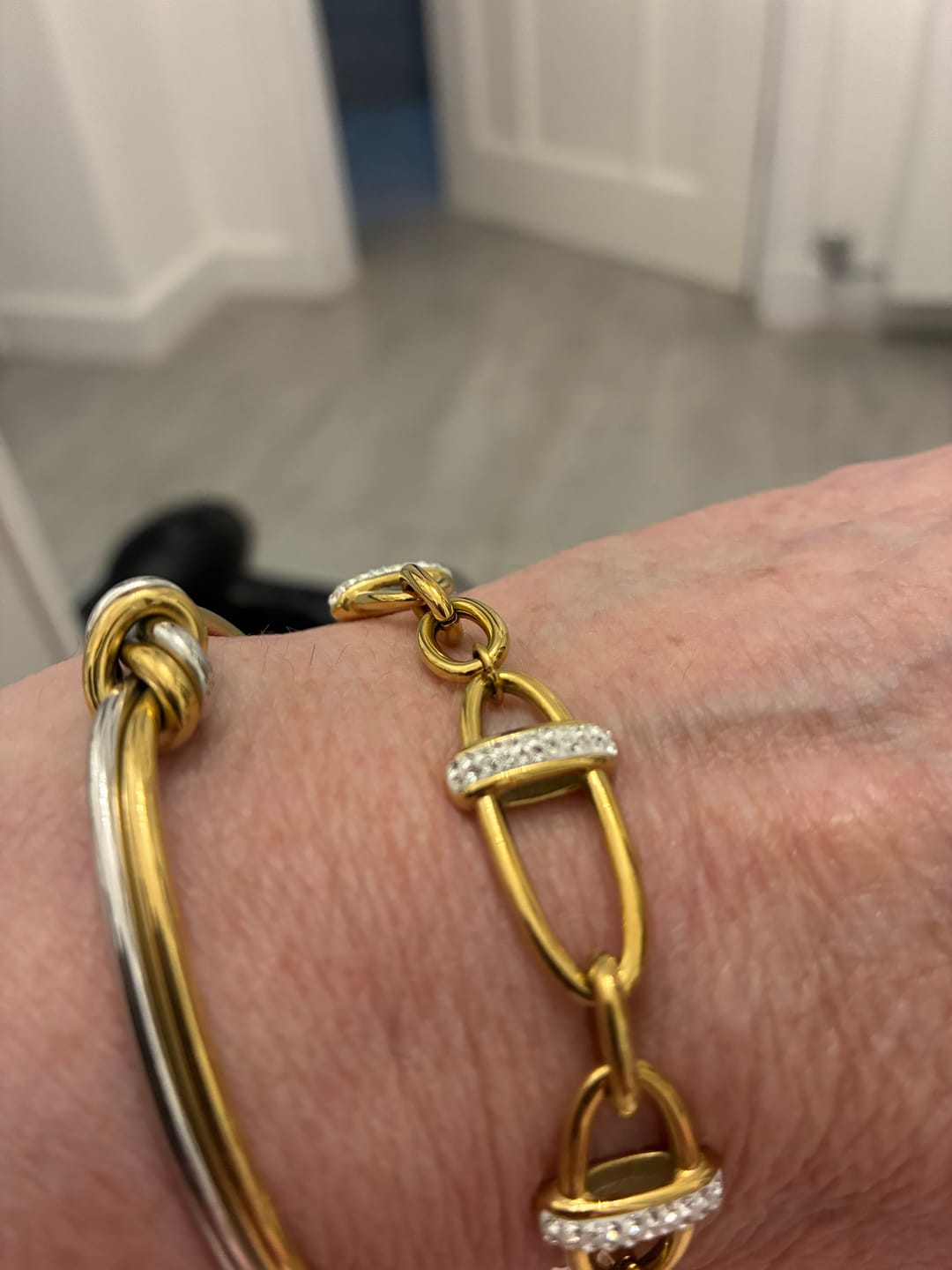 Customer photo review of Embellished Solas Bracelet
