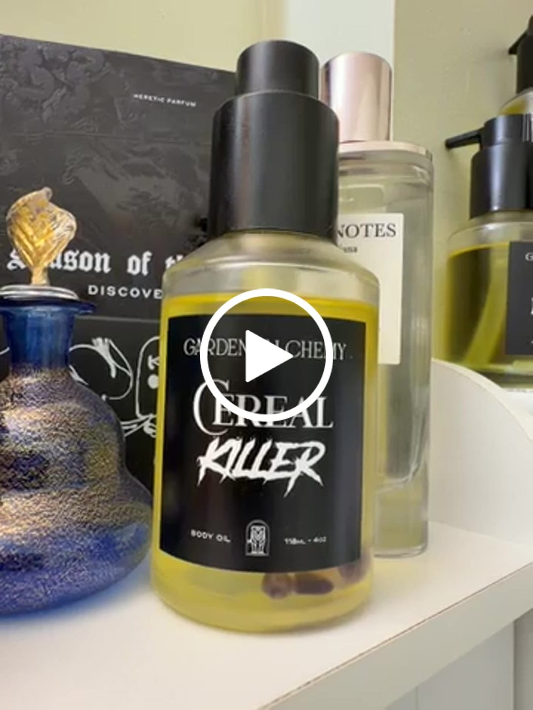 Customer video review of CEREAL KILLER BODY OIL