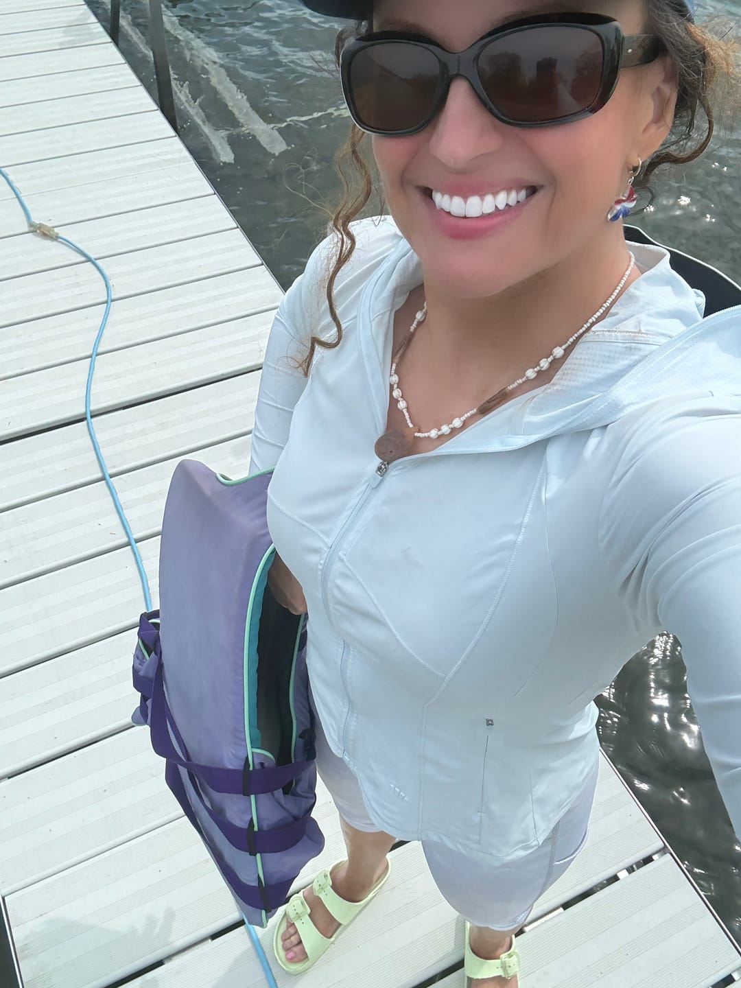 Customer photo review of Women's Slim-Fit Sun Protection Jacket UPF 100+ AL900