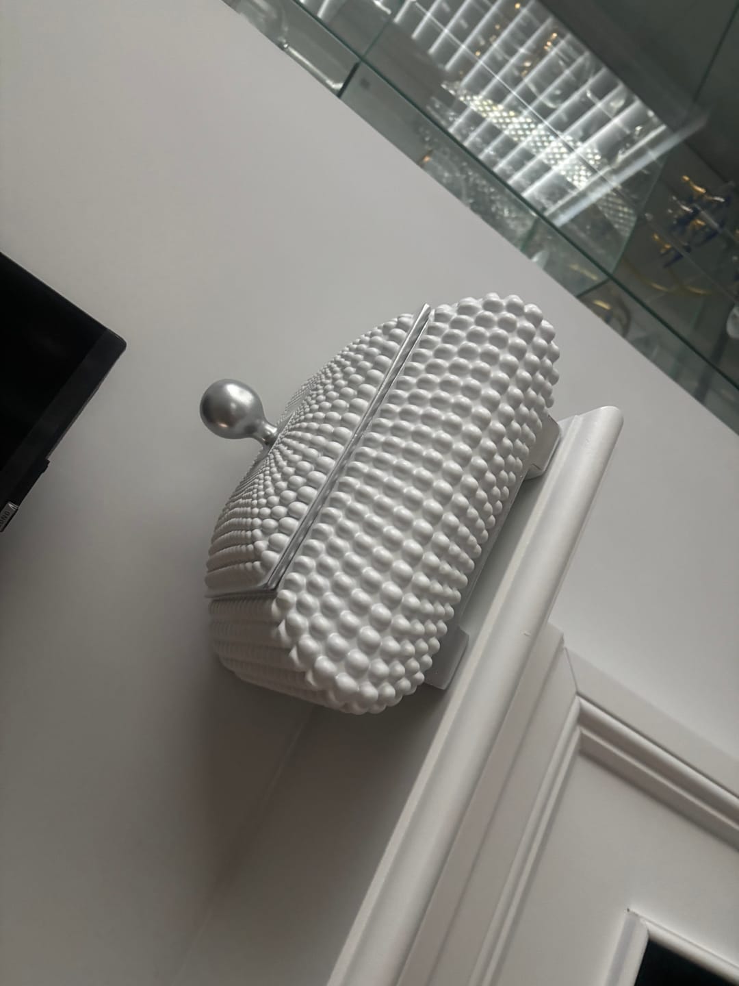 Customer photo review of White & Silver Decorative Studded Box Only At DesignedBy The Boss - Unique Design