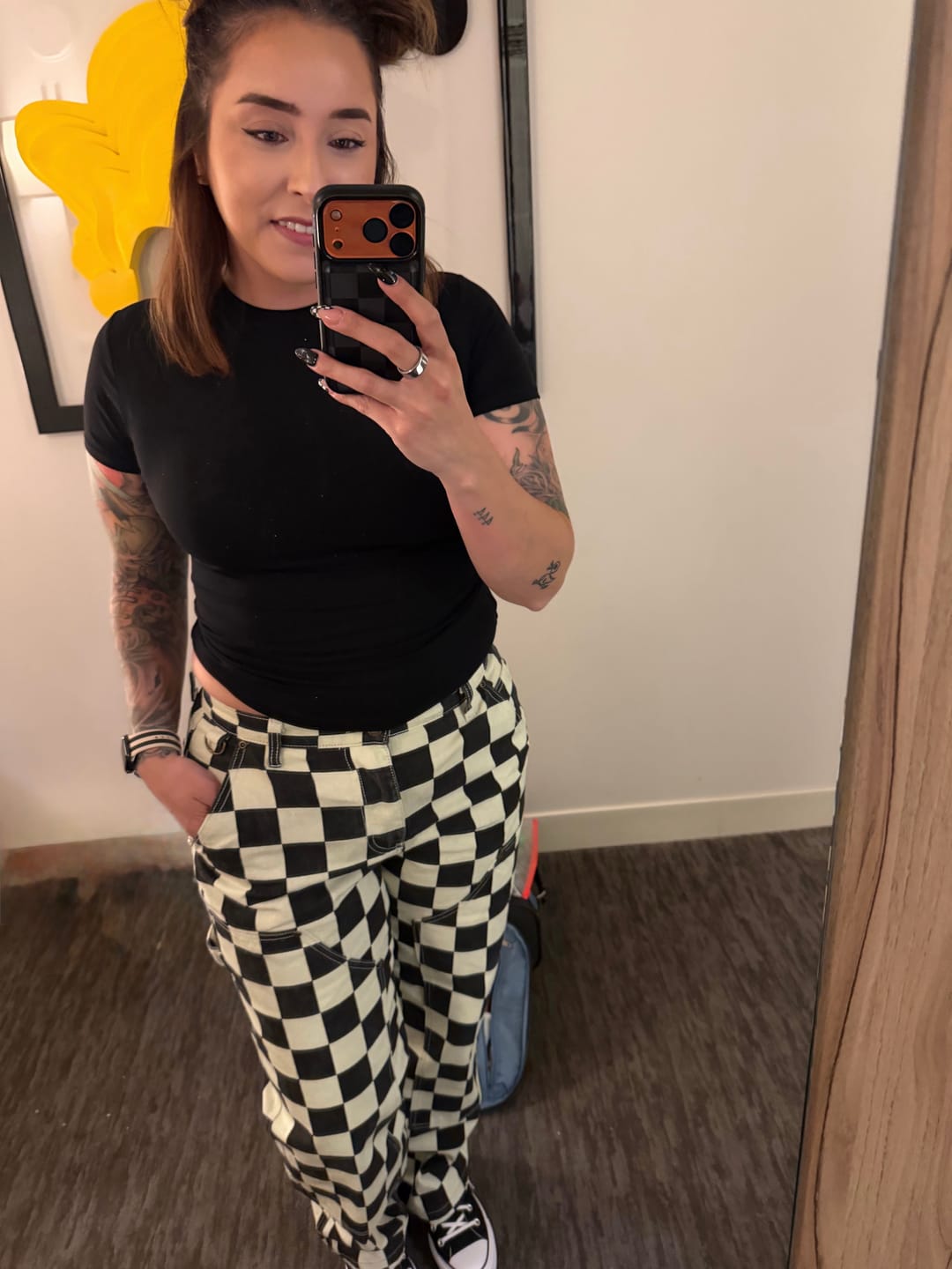 Customer photo review of Gravedigger Carpenter Pant - Checkered
