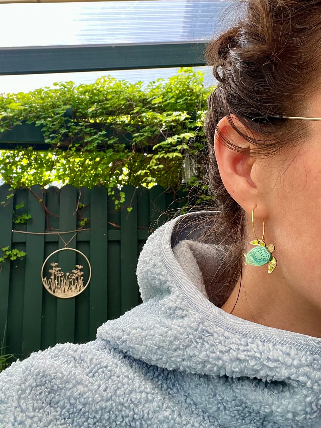 Customer photo review of Sea Turtle Hoops