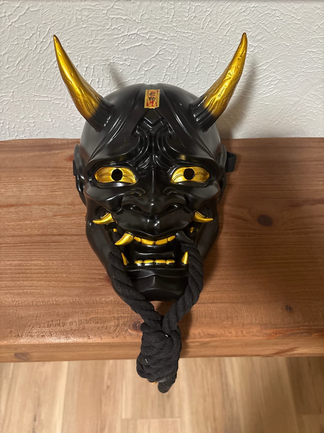 Customer photo review of Crimson fury Hannya Mask
