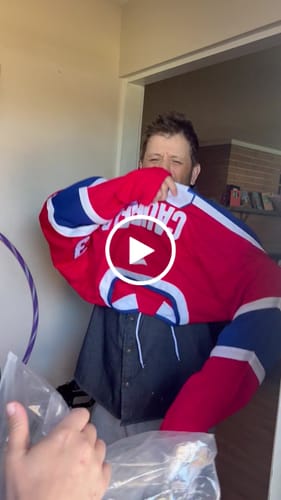 Customer video review of Men's Montreal Canadiens Cole Caufield #13 Fanatics Red Player Jersey