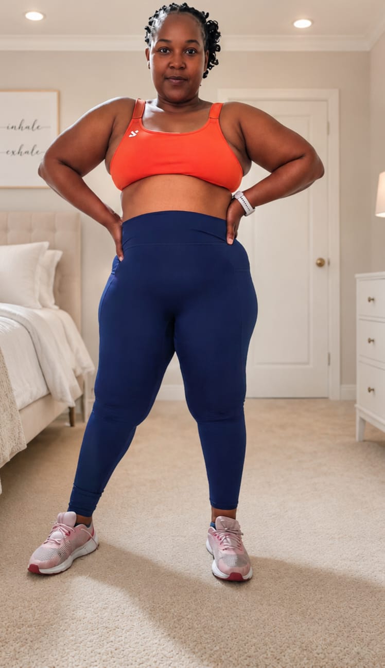Customer photo review of High Waist Pocket Leggings