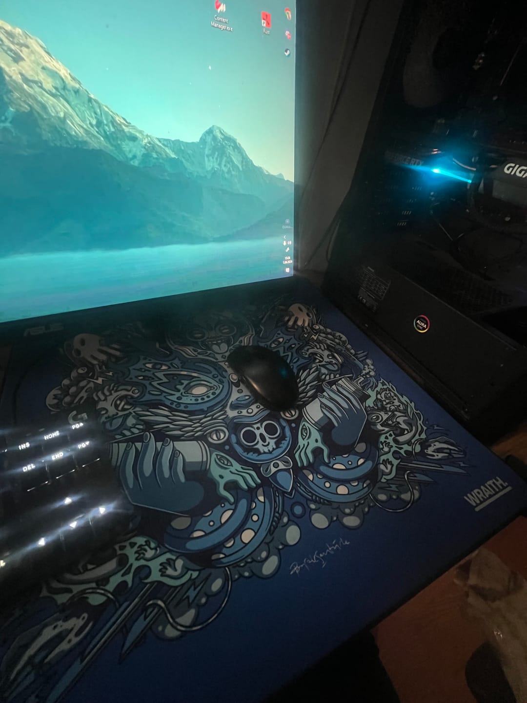 Customer photo review of Wraith Spirit of Aim Pro Mousepad