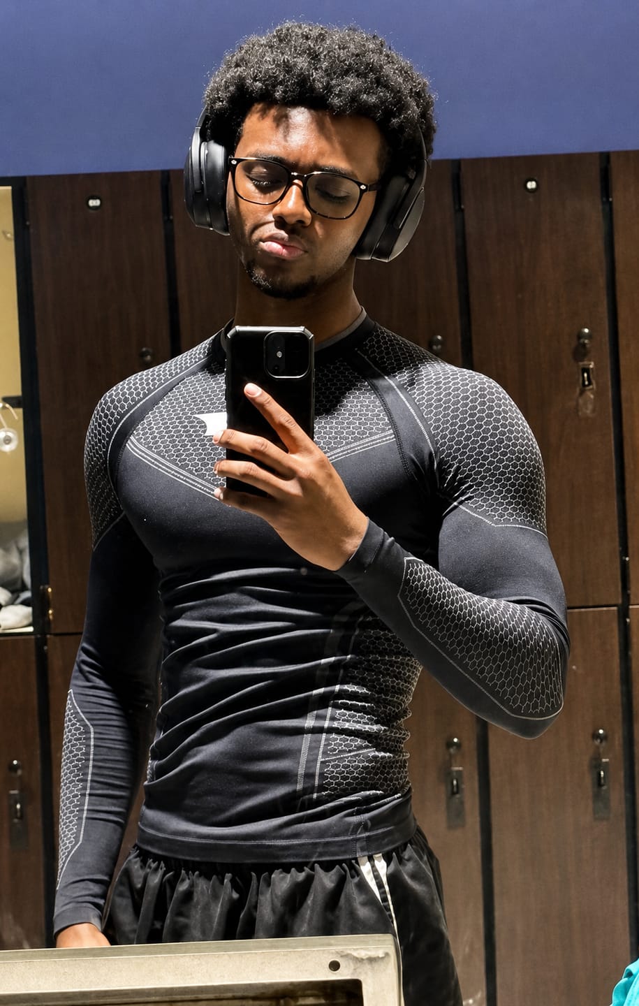 Customer photo review of 8004 - Batman Compression Longsleeves