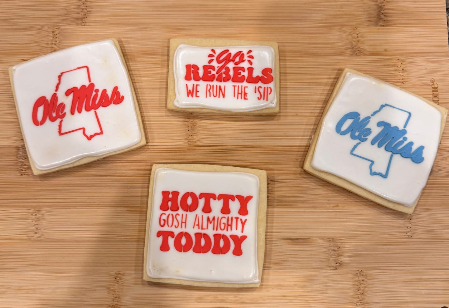 Customer photo review of Go Rebels Cookie Stencil Set