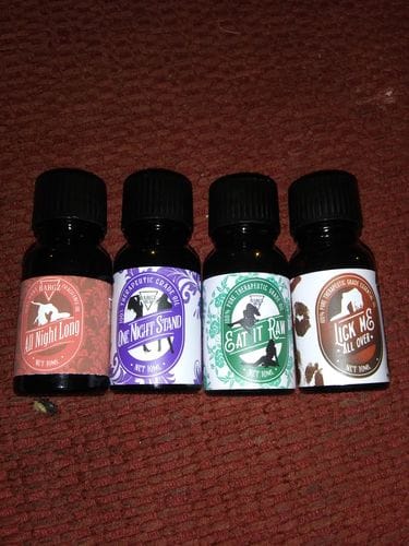 Customer photo review of Bargz Eat It Raw Fragrance Perfume Oil, Mature Fruity Scent with Sweet Awakening Effect